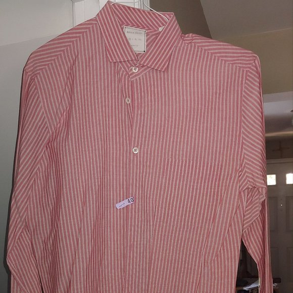 Billy Reid Pink/Salmon - 100% Cotton  - Size Medium - Picture 1 of 8